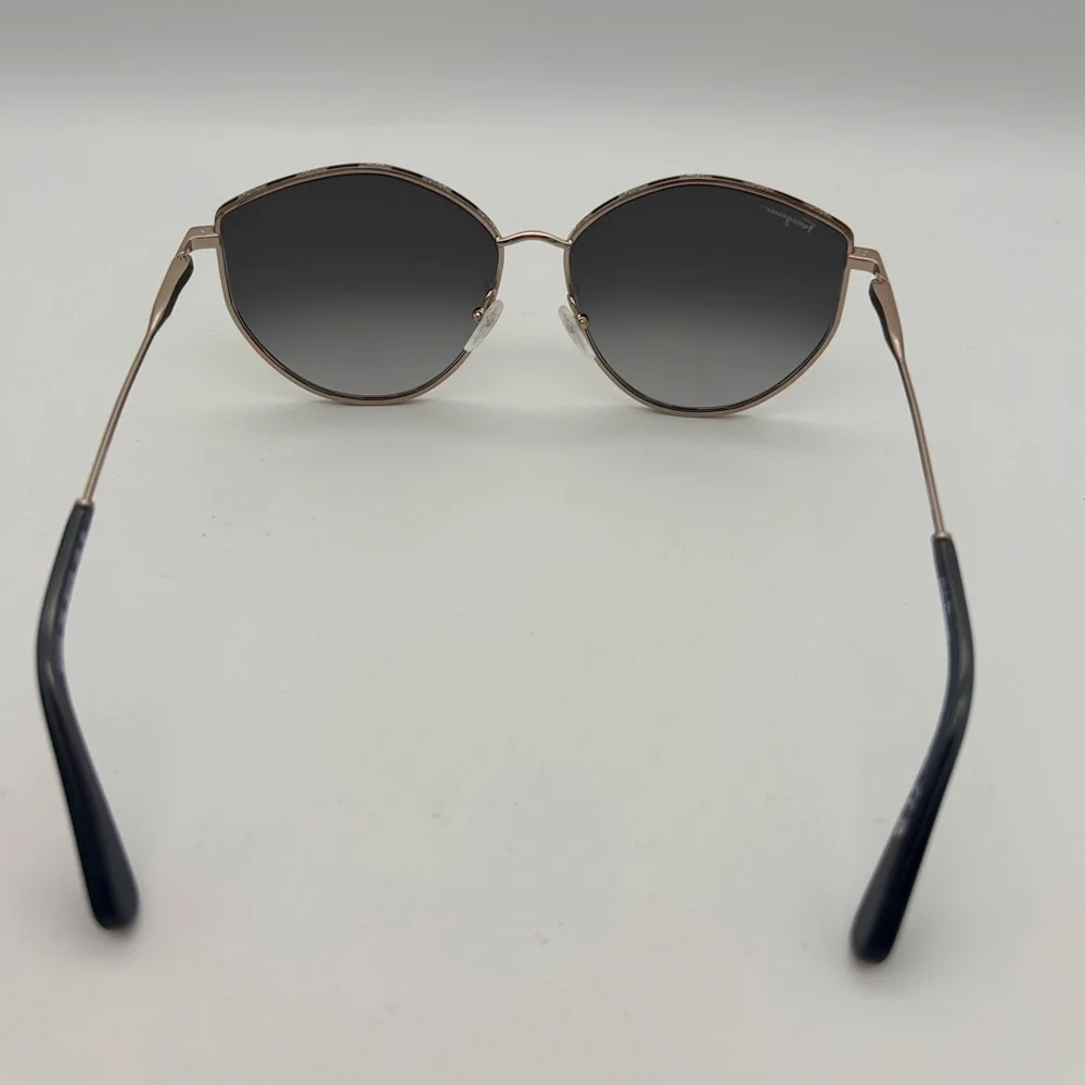 Salvatore Ferragamo Women Sunglasses Silver/ Grey Full Rim Frame SF264S 785 New